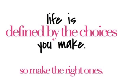 Make the right decisions
